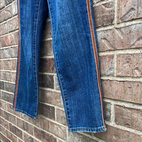 Talbots Women’s Modern Ankle Blue Straight Leg Jeans High Waist Copper Felt Fall - Picture 9 of 16